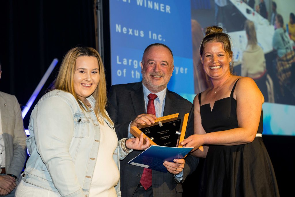 Nexus wins Large Employer of the Year Award in the Tasmanian Training Awards 2024- 3