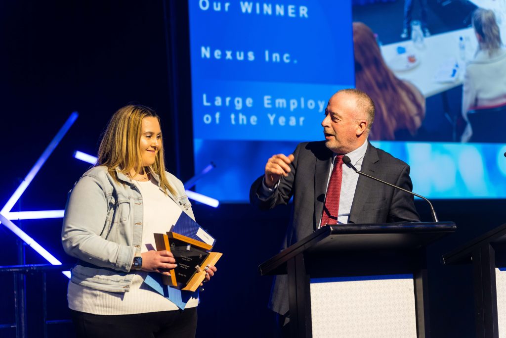 Nexus wins Large Employer of the Year Award in the Tasmanian Training Awards 2024- 2