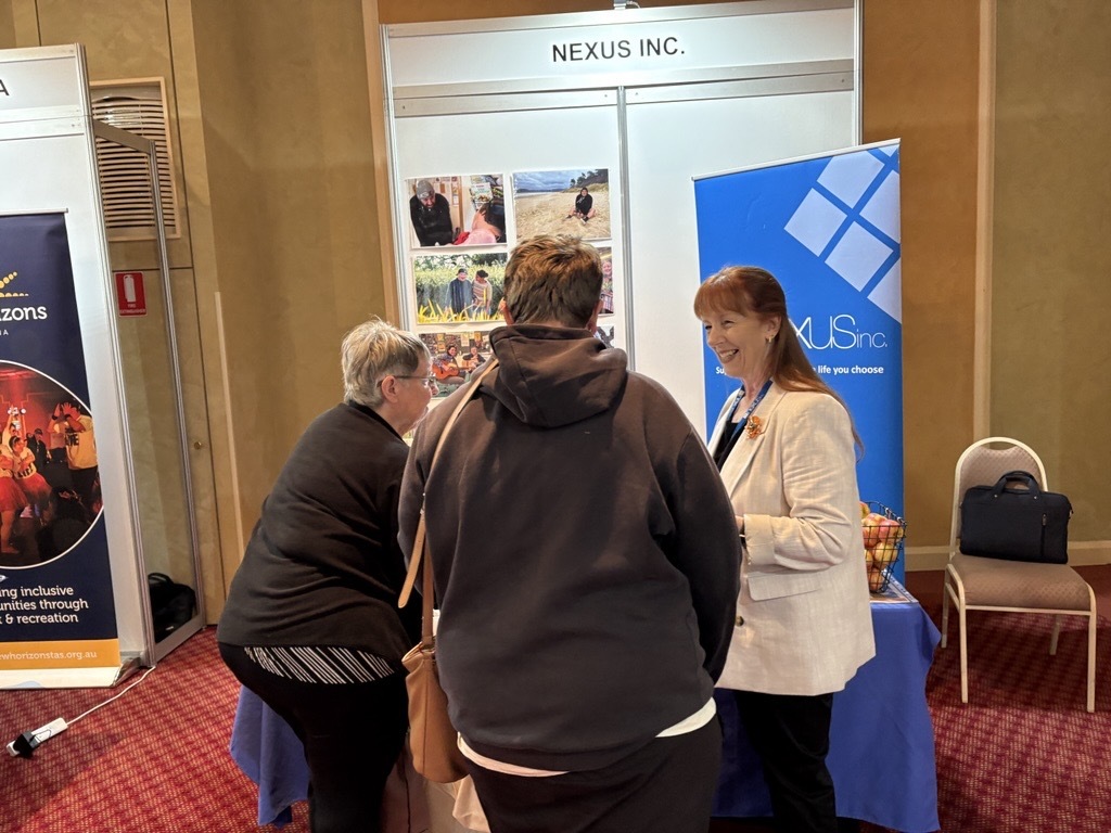 Nexus attended Speak Out's "Gearing Up For Choice and Control" Disability Expos throughout Tasmania 1